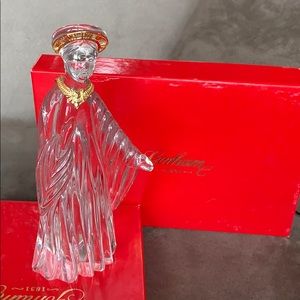 Gorham crystal mary nativity -boxed